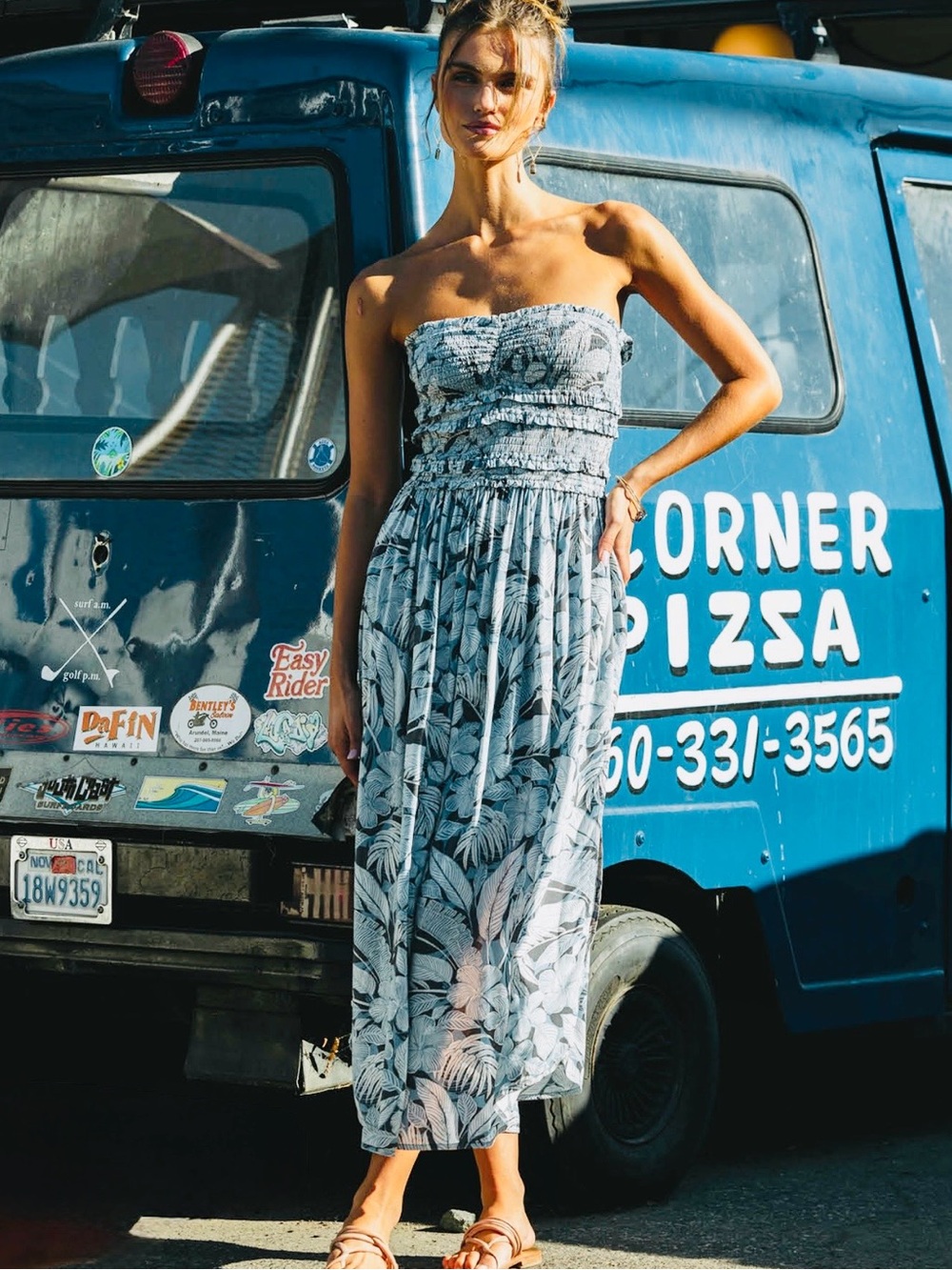 O’Neill Pawmetto Midi Devyn Sundress NWOT sz small